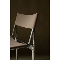 Union Eetkamerstoel Aluminum/Taupe Mesh