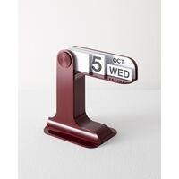 Timor Decoratieve Kalender Bordeaux