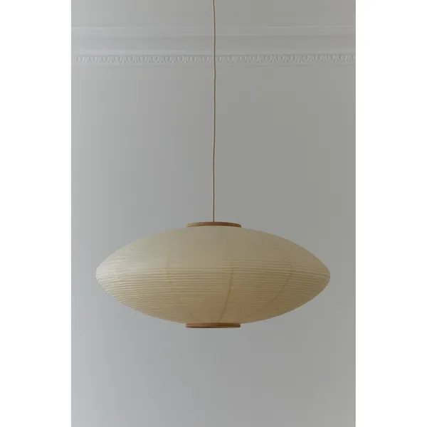 Mori Oval viseća svjetiljka Ø52, hrast/Off-white
