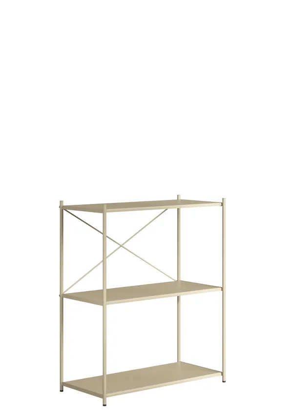 Arturo 3-Tier Shelving Unit Beige