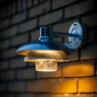 Morph D24 Outdoor Wall Lamp Galvanised Metal