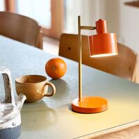 Ocean Mini bærbar bordlampe LED orange/messing