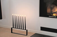 Frame 7 Candle Holder Matte Black
