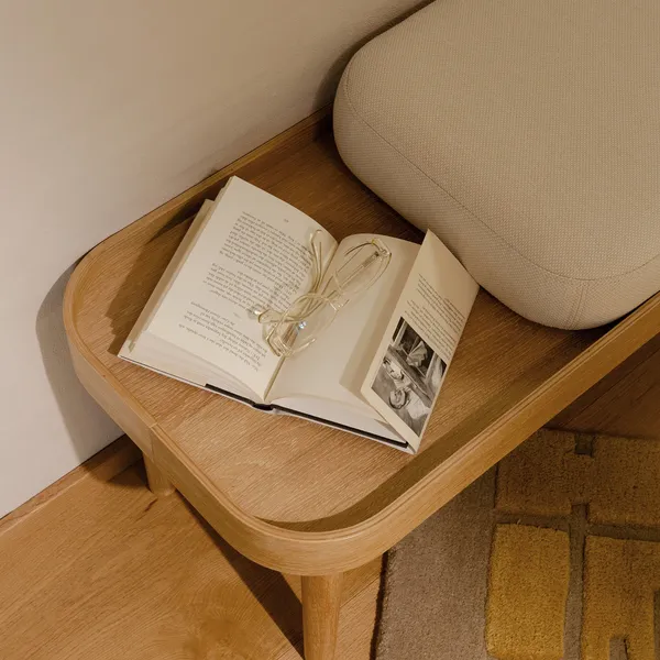 Serena Bench Natural Oak/Sweet Vanilla