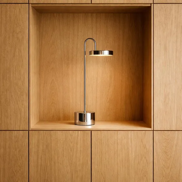 Moovelight Bordlampe Chrome