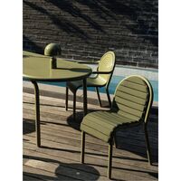 Groove Seat & Back Cushion Moss