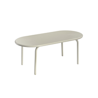 Groove Outdoor Tisch Oval Putty