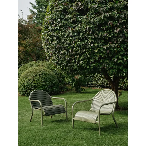 Groove Seat & Back Cushion for Lounge Chair Moss