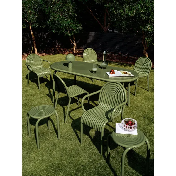 Groove Outdoor Armchair Moss