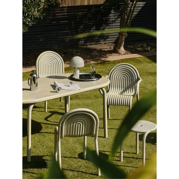 Groove Outdoor Armchair Putty