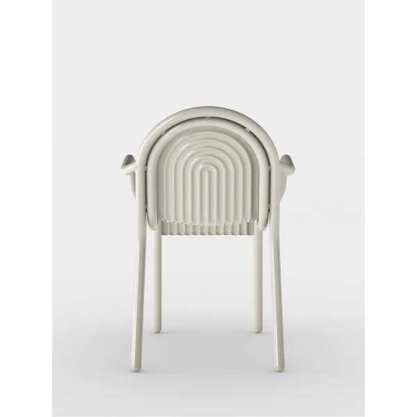 Groove Outdoor Armchair Putty
