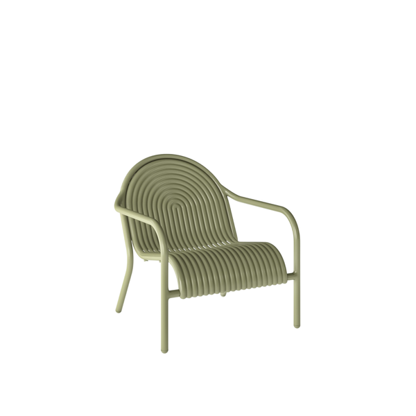 Groove Outdoor Lounge Chair Moss