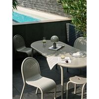 Groove Outdoor Chair Putty