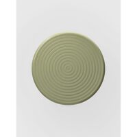 Groove Outdoor Table Round Moss