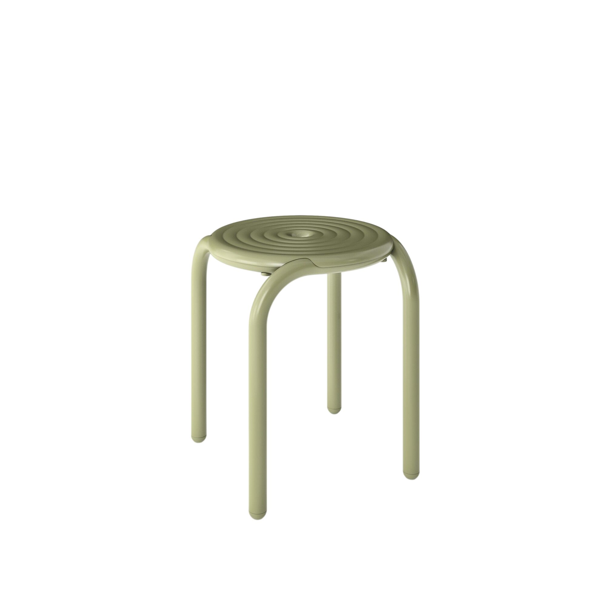 Groove Outdoor Stool Moss