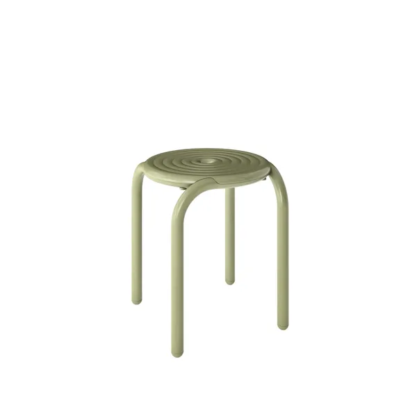 Groove Outdoor Stool Moss