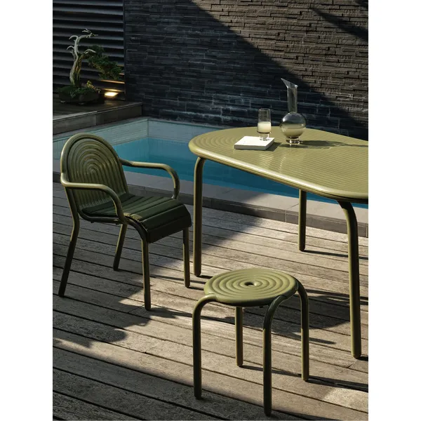 Groove Seat Cushion Moss