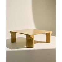 Doric Coffee Table 80x80 cm Honey Amber