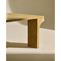 Doric Coffee Table 80x80 cm Honey Amber