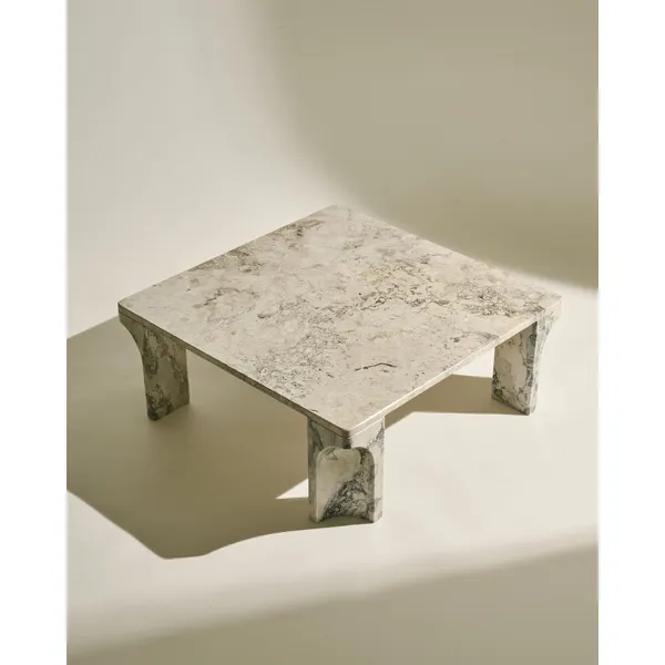 Doric Coffee Table 80x80 cm Stormy Gray