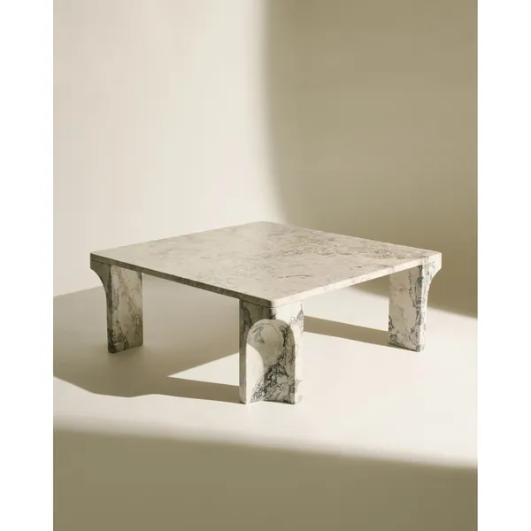 Doric Coffee Table 80x80 cm Stormy Gray
