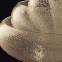 Lotus Table Lamp Bubble/Black Chrome