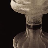 Lotus Table Lamp Bubble/Black Chrome