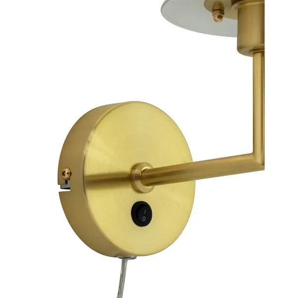 DL20 Wall Lamp Brass/Opal