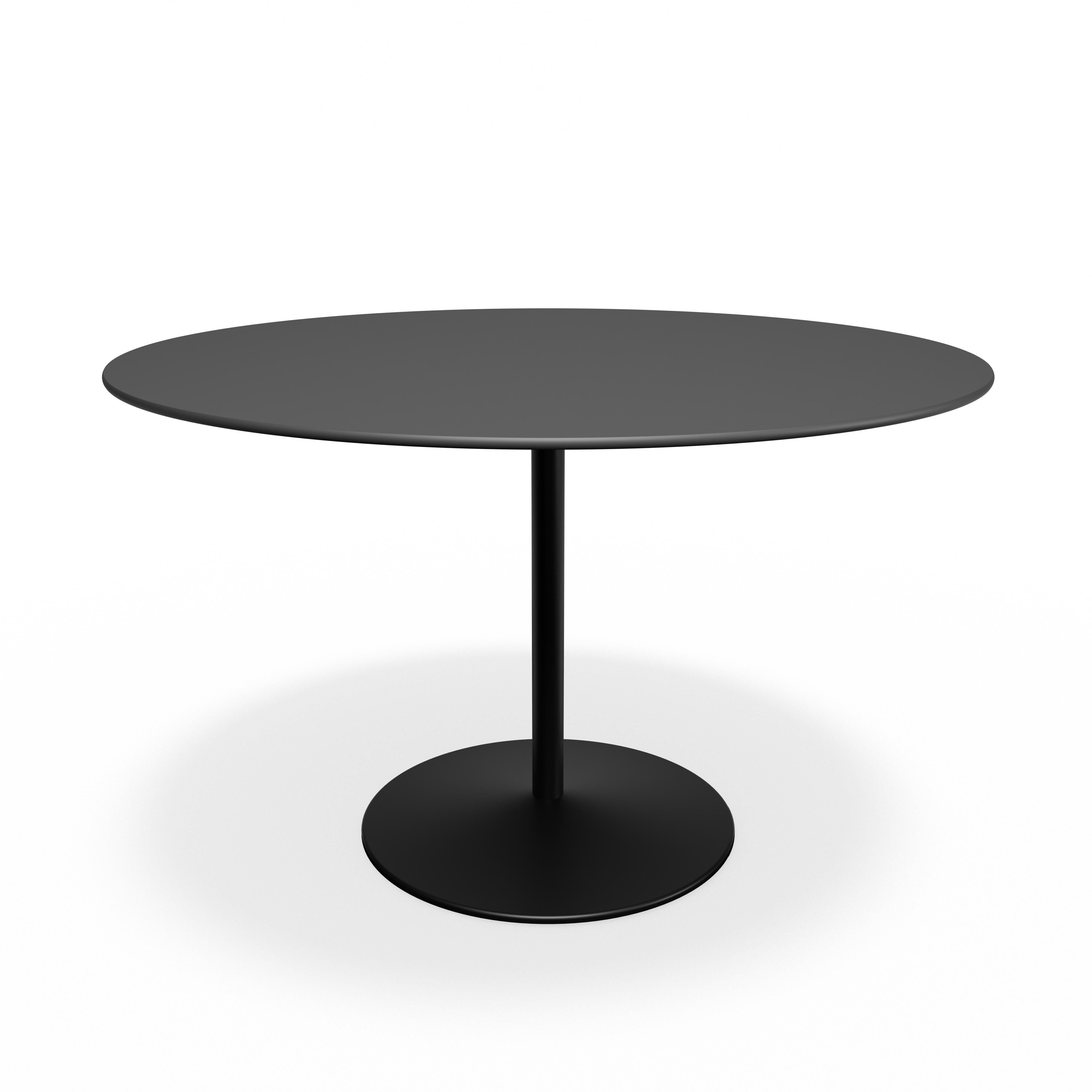 Panton Café- & Spisebord Ø120 4023-Forbo Nero Linoleum