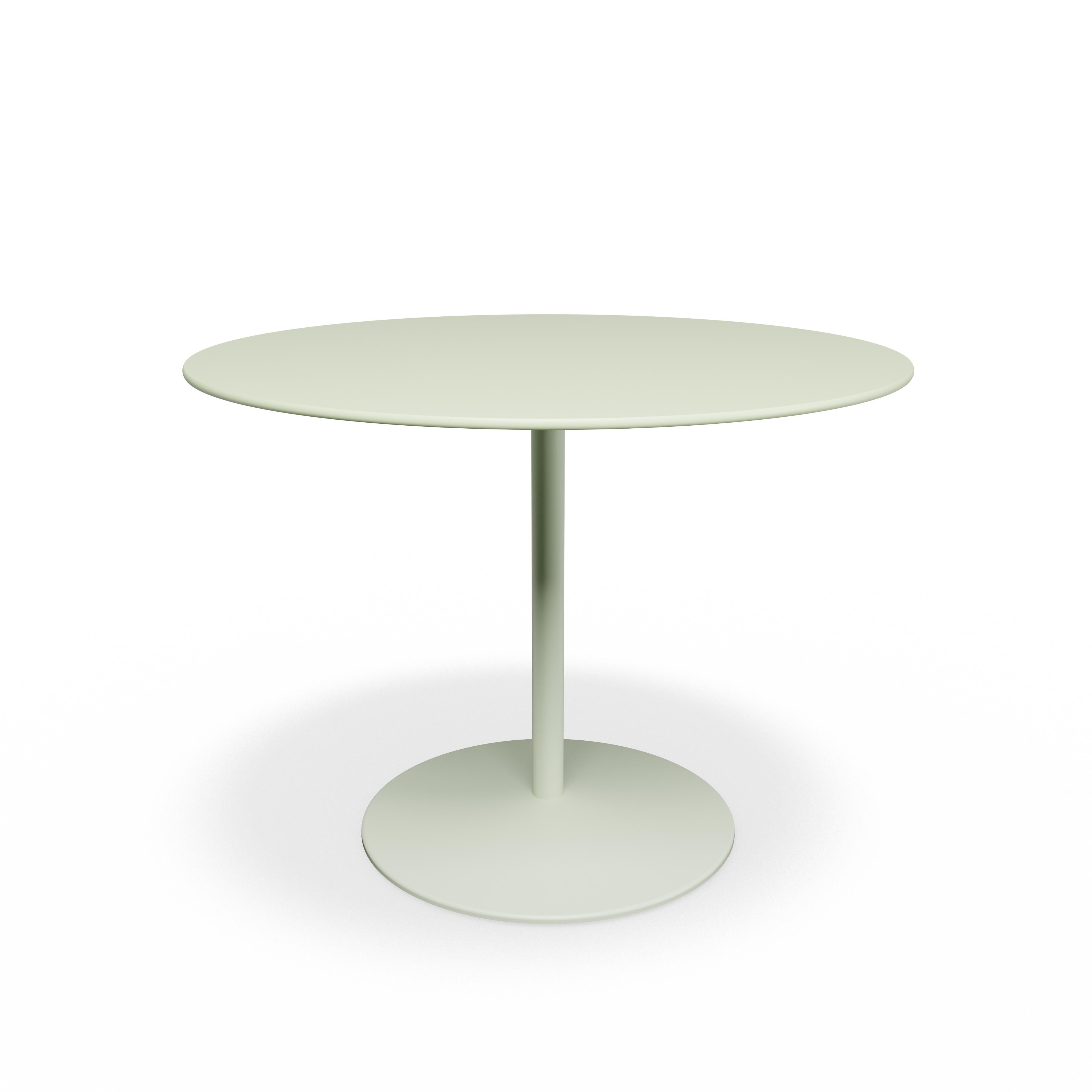 Panton Café- & Spisebord Ø100 4183-Forbo Pistachio Linoleum/140 Pomelo