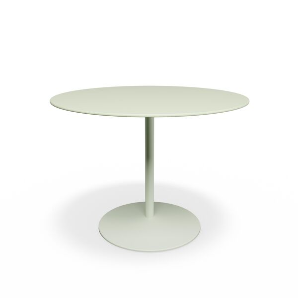 Panton Café- & Spisebord Ø100 4183-Forbo Pistachio Linoleum/140 Pomelo