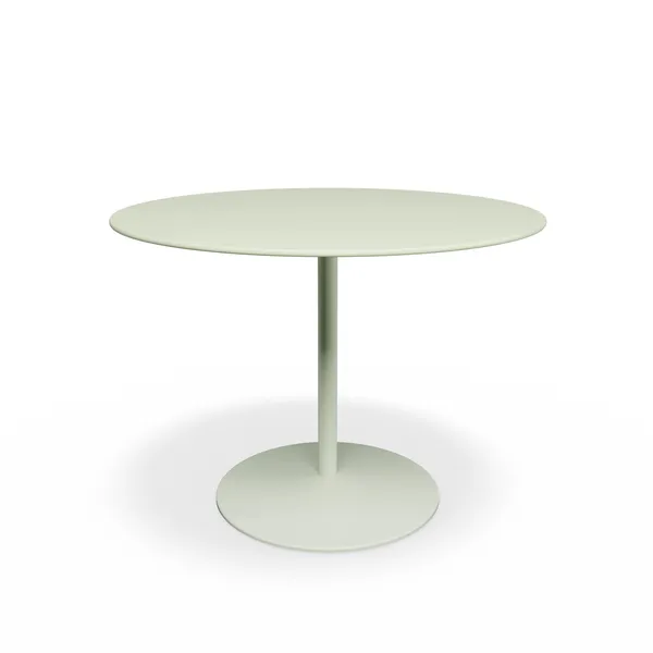 Panton Café- & Spisebord Ø100 4183-Forbo Pistachio Linoleum/140 Pomelo