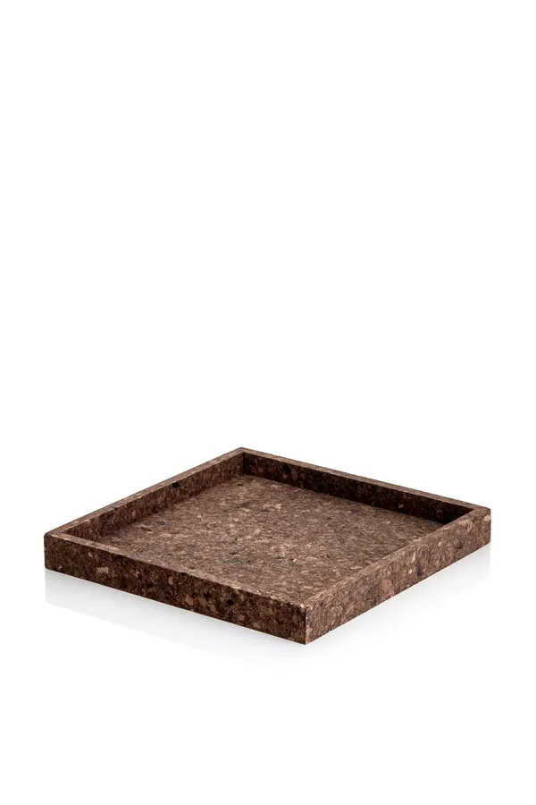 Cork Tray Square Brown