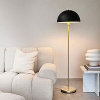 Stockholm gulvlampe sort/messing