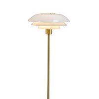 DL31 Floor Lamp Opal/Brass