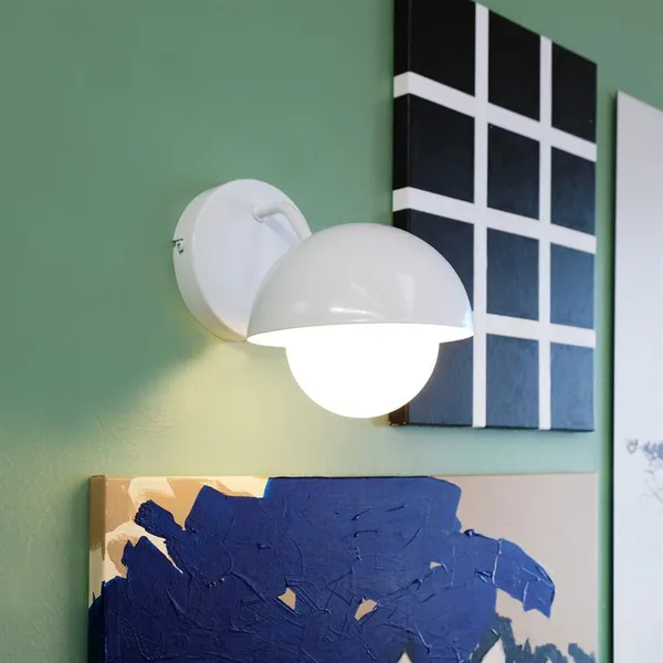 Rose Wall Lamp White