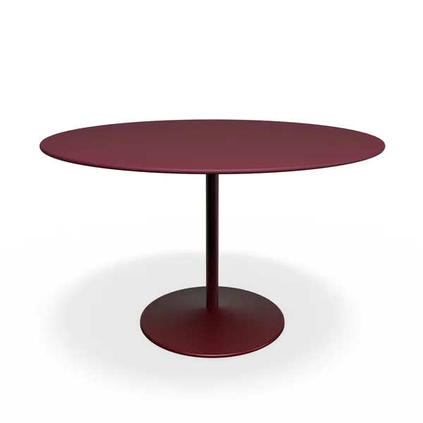 Panton Café- & Spisebord Ø120 4154-Forbo Burgundy Linoleum