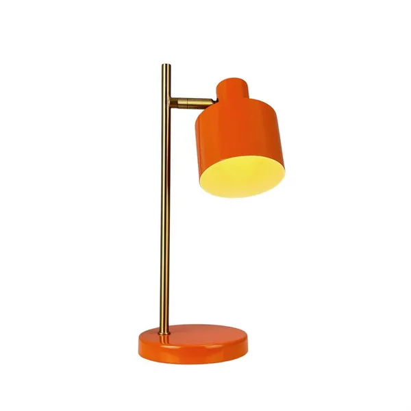 Ocean Mini bærbar bordlampe LED orange/messing