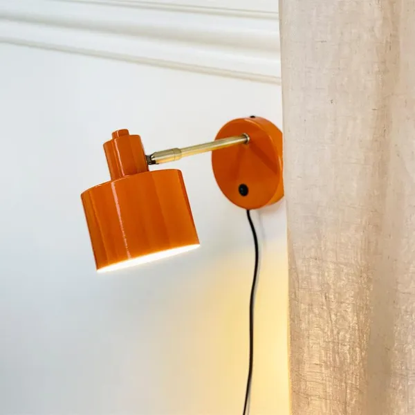 Ocean Wandlamp Oranje/Messing