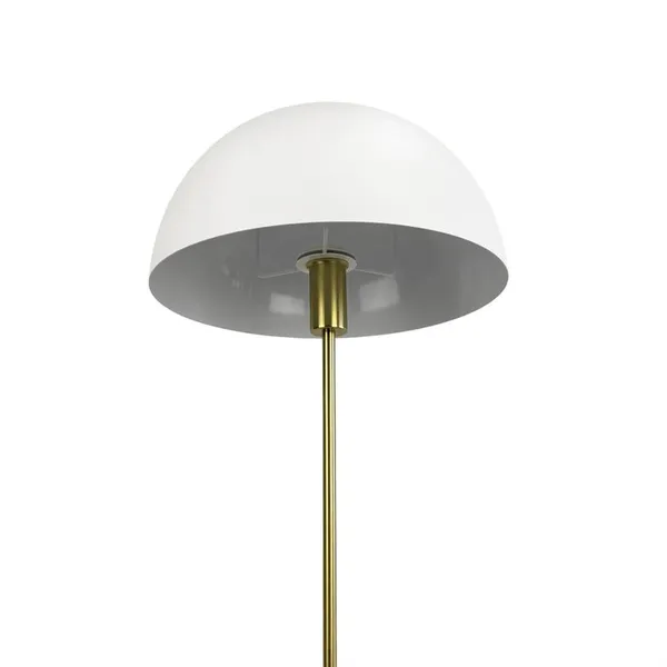 Stockholm gulvlampe hvid/messing