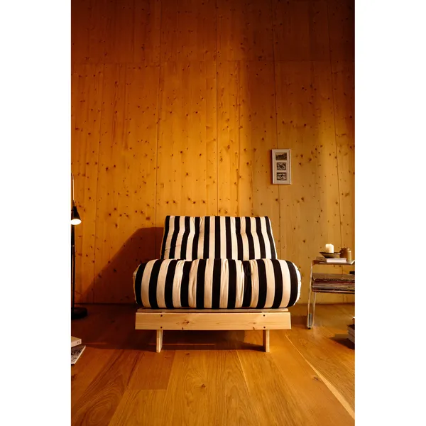 Roots Schlafsofa 90x200 Raw/422 Burgundy-Light Blue