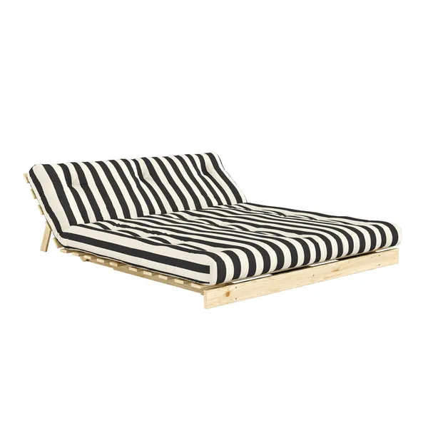 Roots Sofa Bed 160x200 Raw/420 Black-White