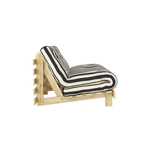 Roots Sofa Bed 160x200 Raw/420 Black-White