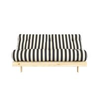 Roots Sofa Bed 160x200 Raw/420 Black-White