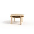 Tuck Coffee Table Round Raw