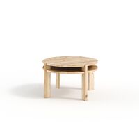 Tuck Coffee Table Round Raw