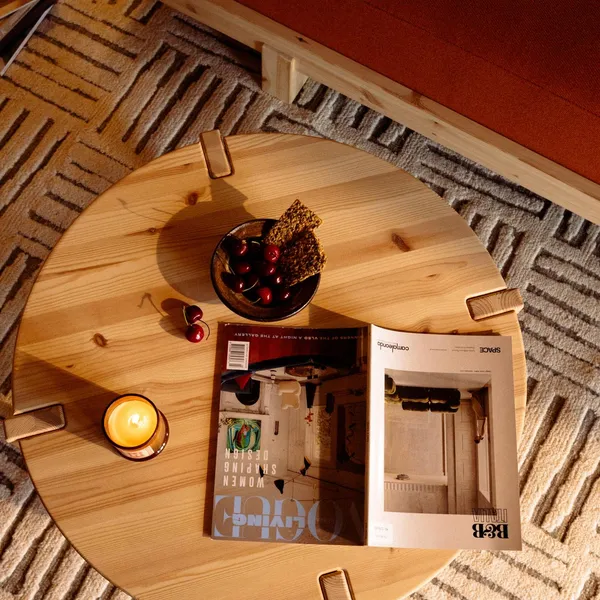 Tuck Coffee Table Round Raw