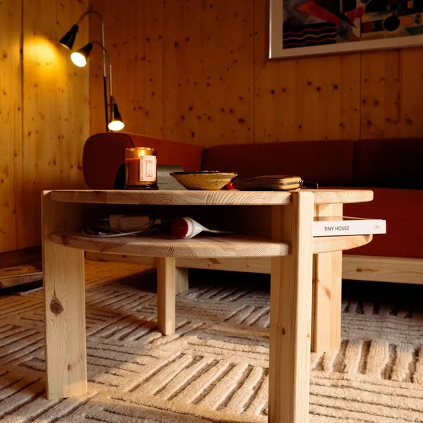 Tuck Coffee Table Round Raw