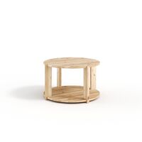 Tuck Coffee Table with Storage Raw