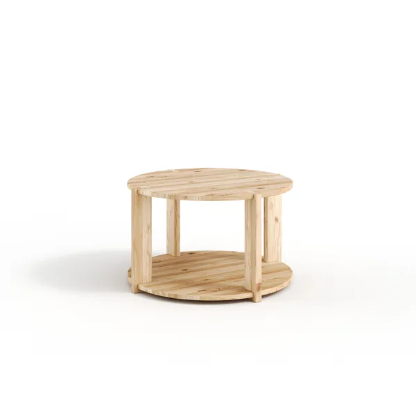 Tuck Coffee Table with Storage Raw